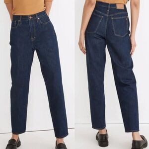 New Madewell Women's Jeans High Waisted Baggy Tapered in Dressler Wash size 25